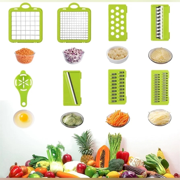 Vegetable Slicer for Kitchen Safe Vegetable Chopper Slicer - Picture 3 of 7